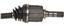 CV Axle Shaft A1 66-7382