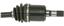 CV Axle Shaft A1 66-8136