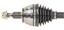 CV Axle Shaft A1 66-9295