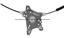 2009 Nissan Xterra Window Regulator A1 82-1358C