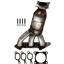 Exhaust Manifold with Integrated Catalytic Converter AT 101368