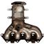 Exhaust Manifold with Integrated Catalytic Converter AT 101411