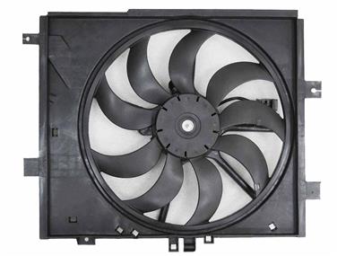 2014 Nissan Versa Dual Radiator and Condenser Fan Assembly AY 6010026