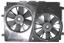 2000 Chevrolet Camaro Dual Radiator and Condenser Fan Assembly AY 6010055