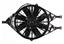Dual Radiator and Condenser Fan Assembly AY 6017122