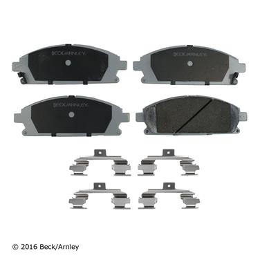 2007 Nissan Quest Disc Brake Pad and Hardware Kit BA 085-6546