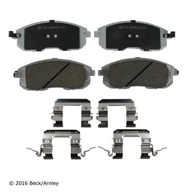 2007 Nissan Sentra Disc Brake Pad and Hardware Kit BA 085-6640