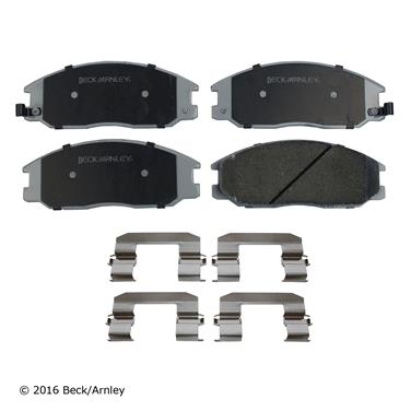 2001 Hyundai Santa Fe Disc Brake Pad and Hardware Kit BA 085-6675