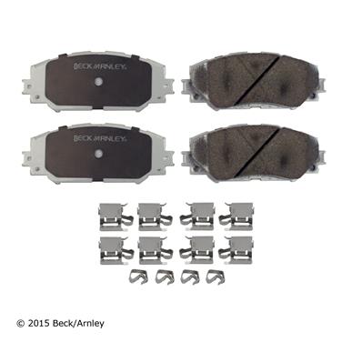 2010 Toyota Corolla Disc Brake Pad and Hardware Kit BA 085-6786