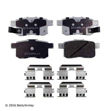 2010 Honda Accord Disc Brake Pad and Hardware Kit BA 085-6798