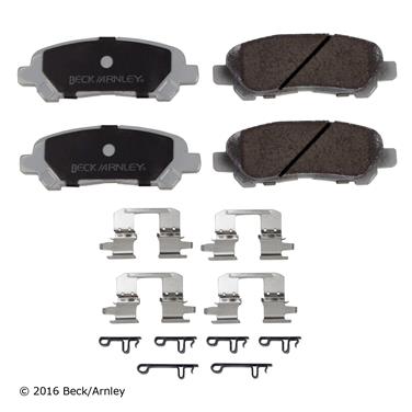 2012 Toyota Highlander Disc Brake Pad and Hardware Kit BA 085-6885