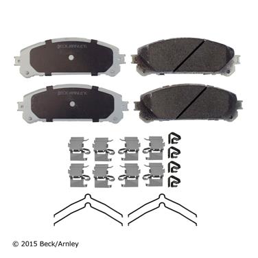 2014 Toyota Highlander Disc Brake Pad and Hardware Kit BA 085-6893