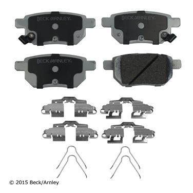 2014 Toyota Prius Disc Brake Pad and Hardware Kit BA 085-6936