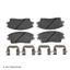 Disc Brake Pad and Hardware Kit BA 085-7051