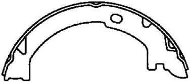 1991 Mercury Grand Marquis Parking Brake Shoe BF 725