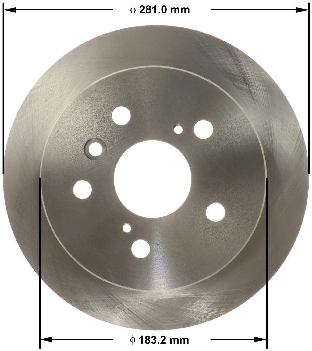 Minimum Rotor Thickness Chart Toyota Camry