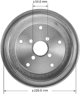 1994 Pontiac Sunrunner Brake Drum BQ PDR0544