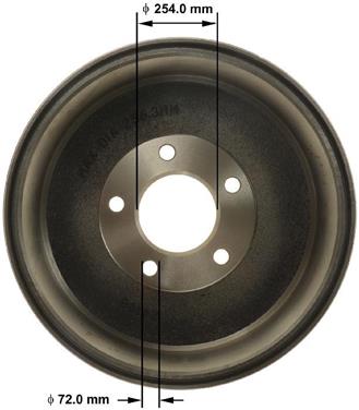 2008 Ford Escape Brake Drum BQ PDR0826