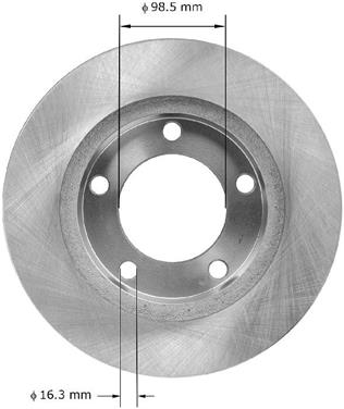 Disc Brake Rotor BQ PRT1214