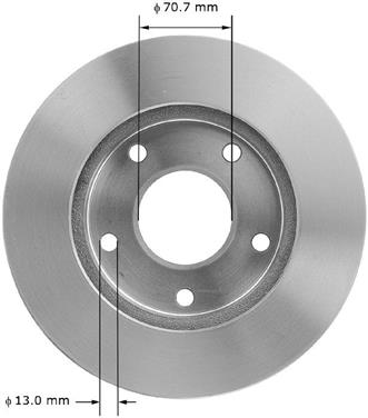 Disc Brake Rotor BQ PRT1261