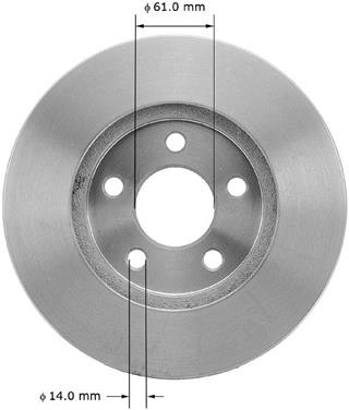 Disc Brake Rotor BQ PRT1379