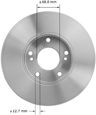 Disc Brake Rotor BQ PRT1441