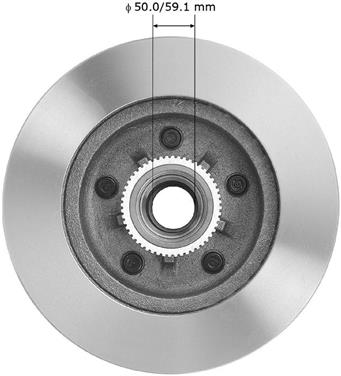 2001 Chevrolet Astro Disc Brake Rotor and Hub Assembly BQ PRT1464