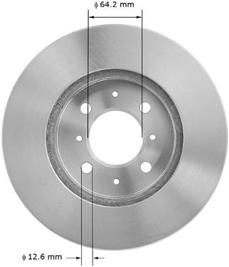 Disc Brake Rotor BQ PRT1471