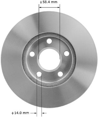 Disc Brake Rotor BQ PRT1530