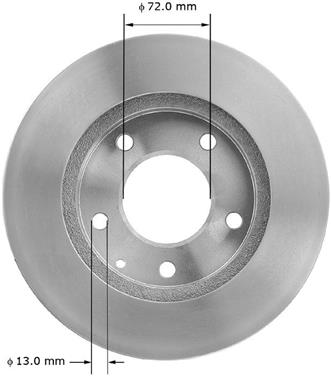 Disc Brake Rotor BQ PRT1845