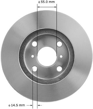 Disc Brake Rotor BQ PRT1869