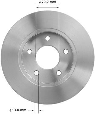 Disc Brake Rotor BQ PRT1908FC