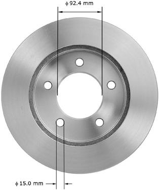 Disc Brake Rotor BQ PRT5142