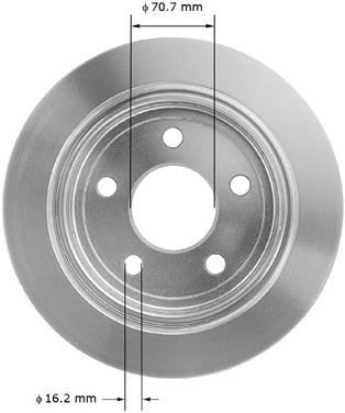 Disc Brake Rotor BQ PRT5155