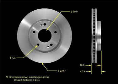 Minimum Rotor Thickness Chart Hyundai