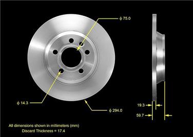 Disc Brake Rotor BQ PRT5530