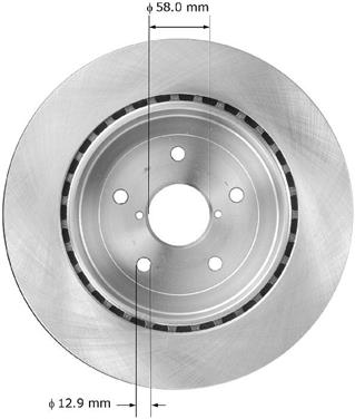 Disc Brake Rotor BQ PRT5754