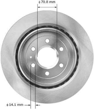 Disc Brake Rotor BQ PRT5772