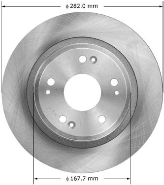 Disc Brake Rotor BQ PRT5773