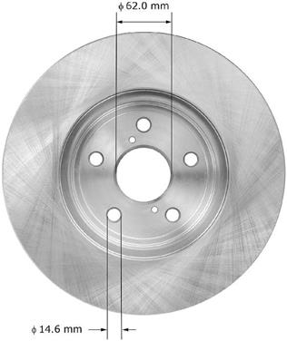 Disc Brake Rotor BQ PRT5788