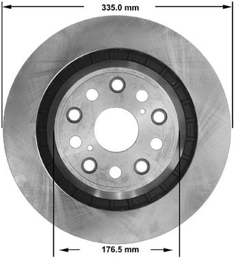 Disc Brake Rotor BQ PRT5804