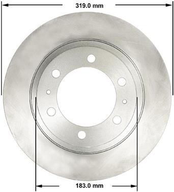 Disc Brake Rotor BQ PRT5819