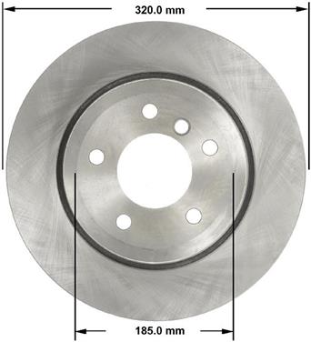 Disc Brake Rotor BQ PRT5820