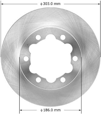 Disc Brake Rotor BQ PRT5827