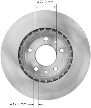 Disc Brake Rotor BQ PRT5883