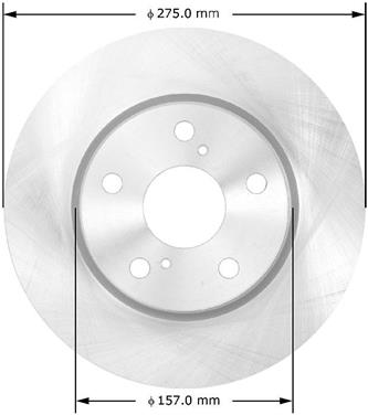 Disc Brake Rotor BQ PRT5886