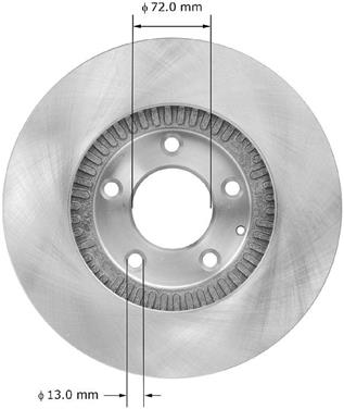 Disc Brake Rotor BQ PRT5889