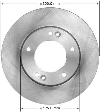 Disc Brake Rotor BQ PRT5895