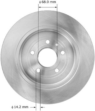 Disc Brake Rotor BQ PRT5898