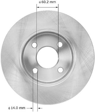 Disc Brake Rotor BQ PRT5899